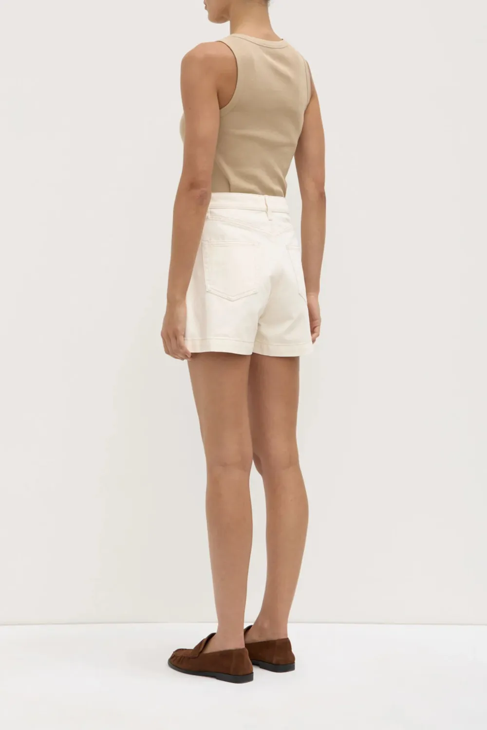 Slim Fit Denim Shorts