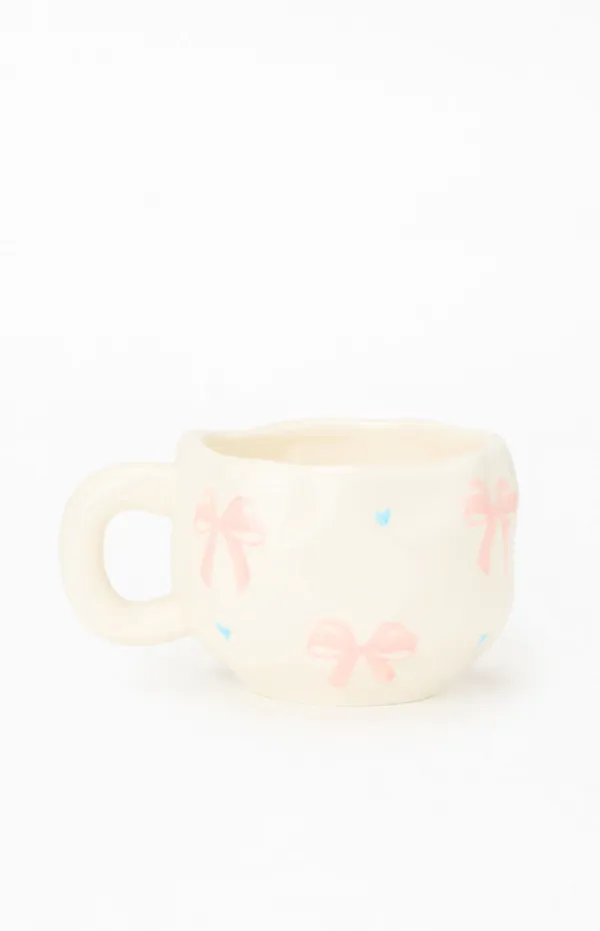 LA Hearts Bow Heart Mug