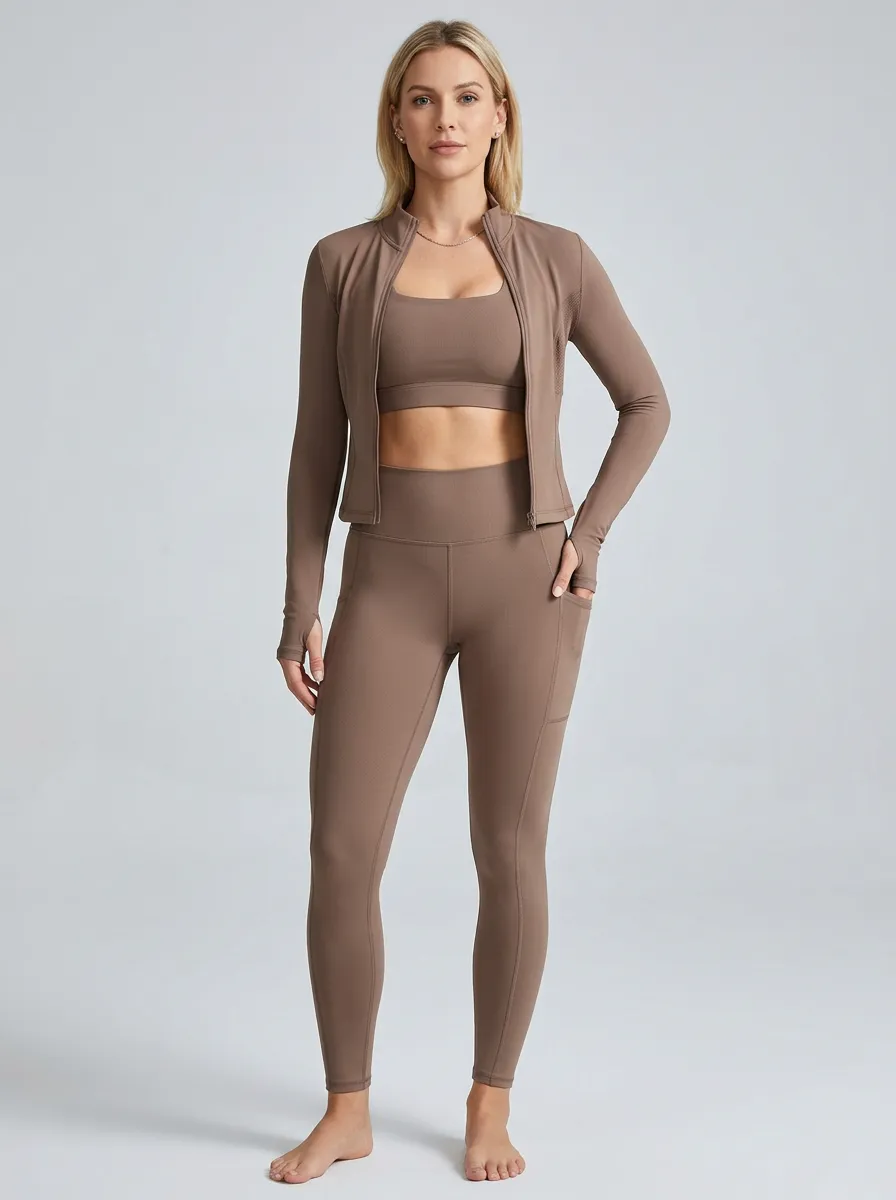 Athletic Profile Women's Three Piece Activewear Set