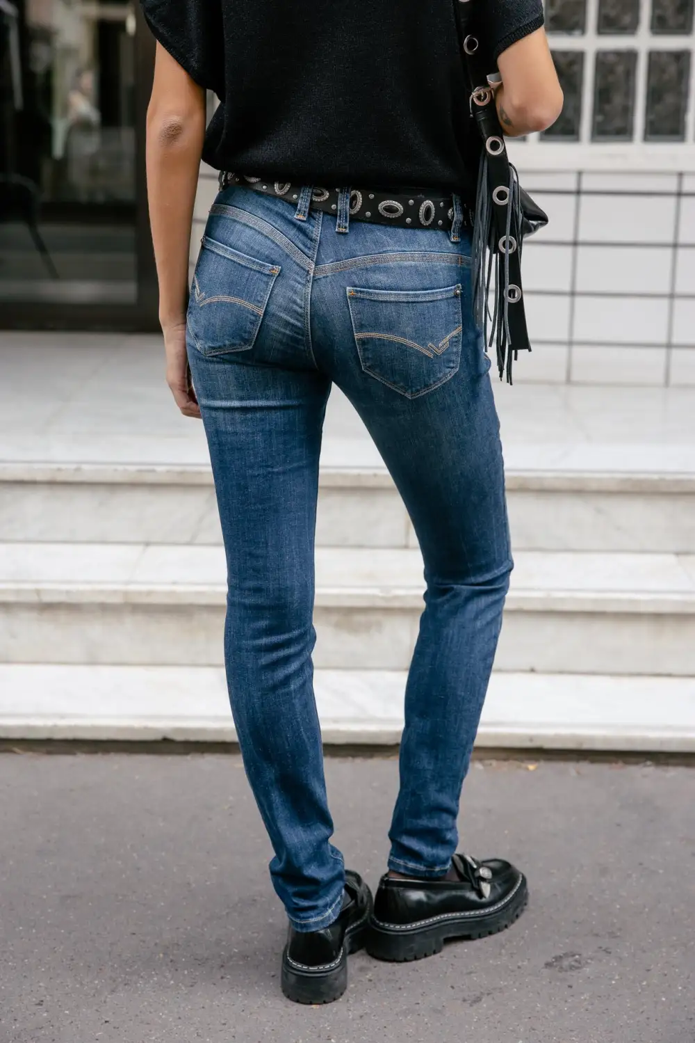 Women's Versatile Classic Denim Jeans