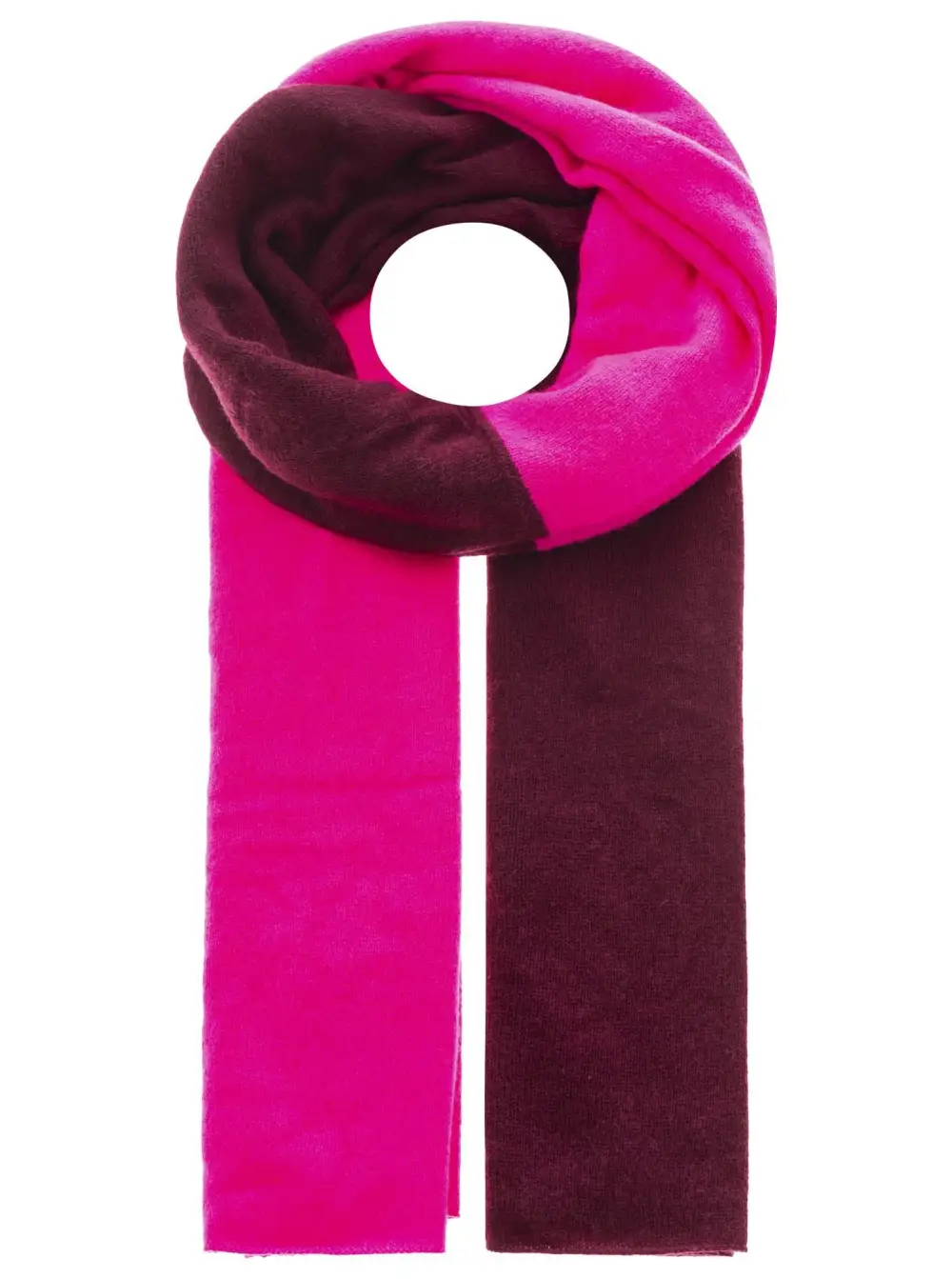 Plush Cashmere Heart Pattern Fashion Scarf