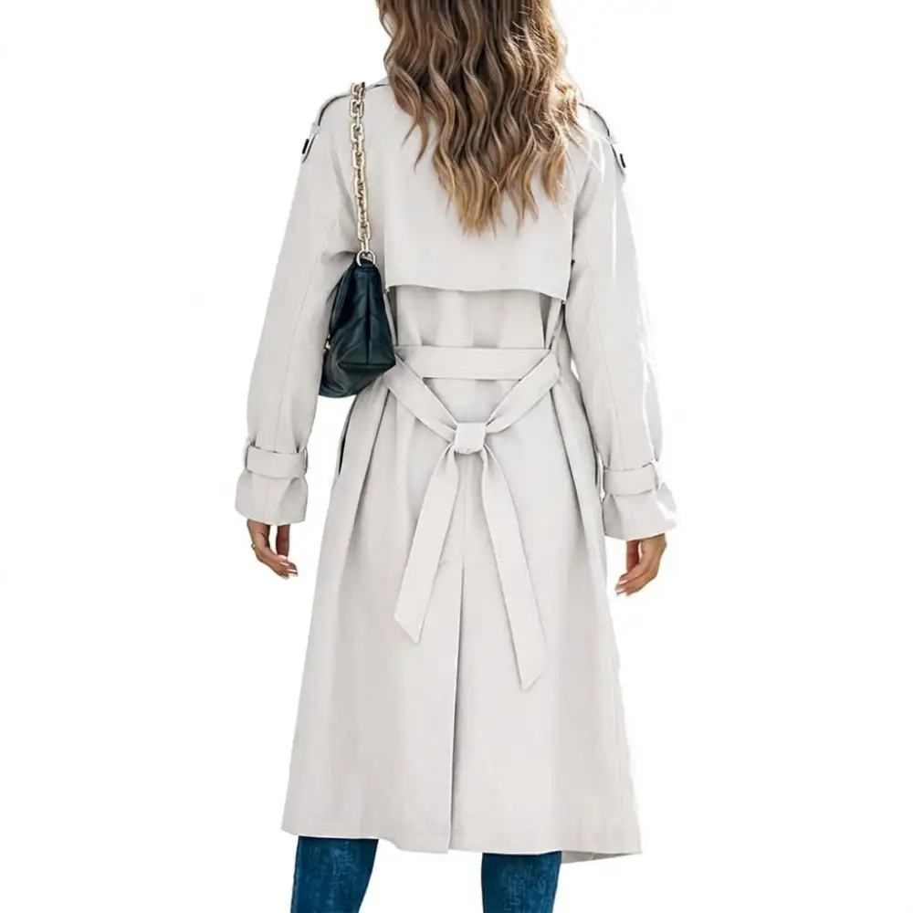 Structured Shoulder Trench Coat