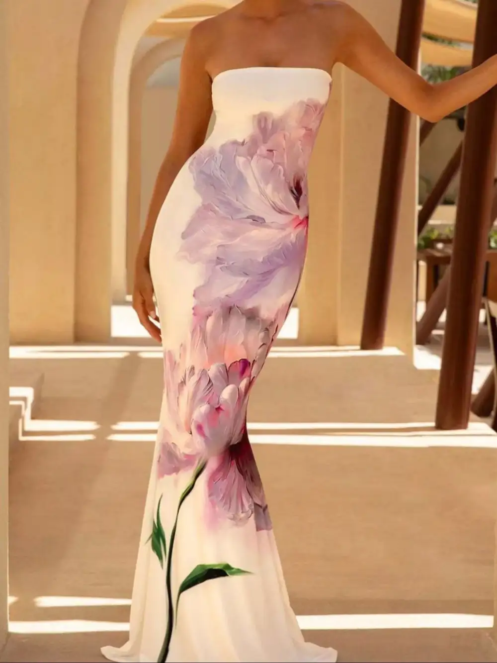 Smooth Finish Tube Maxi Dress