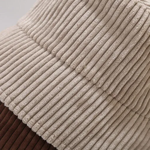 Outdoor Travel Corduroy Round Beret Hat