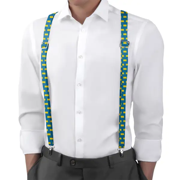 Contour Outline Motif Suspenders