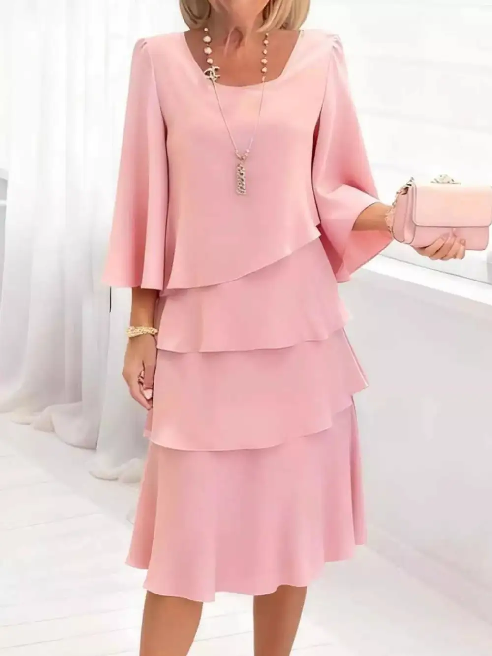 Wearable Cut Ruffle Dress