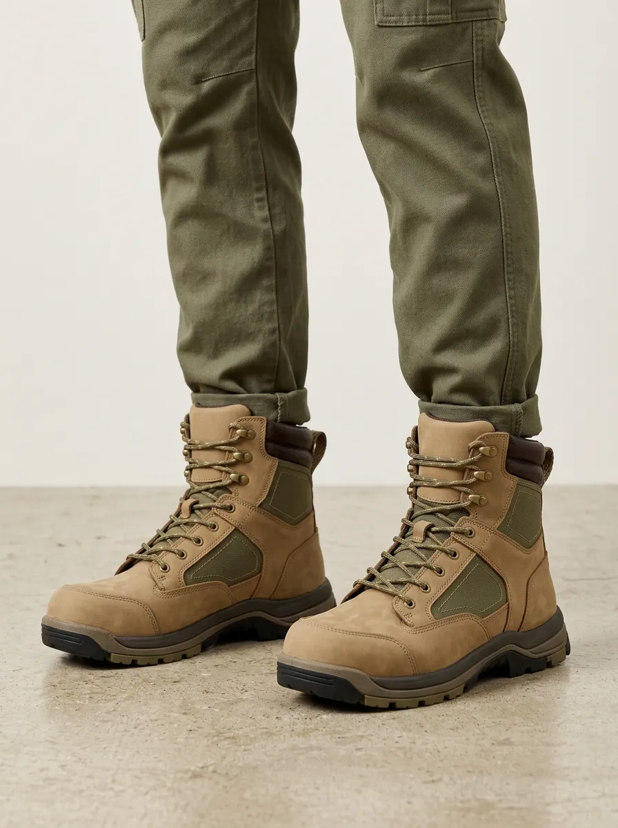 Men's Heritage Style Tactical Work Boots