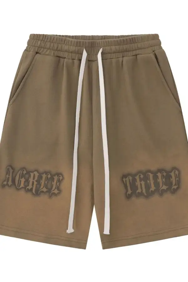 Soft Drawstring Casual Shorts