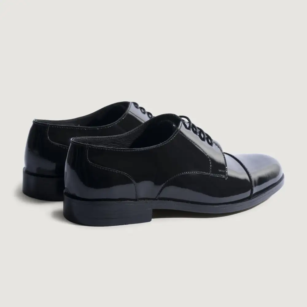 Black Patent Leather Loafers