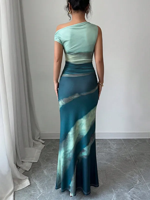 One-Shoulder Maxi Dress