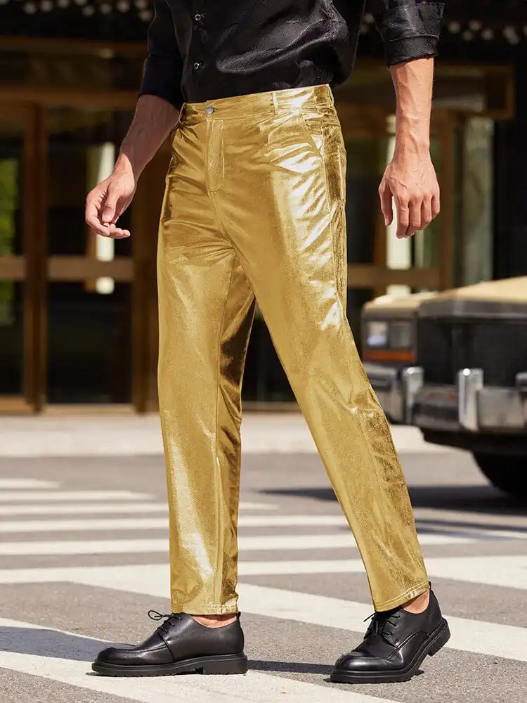 Metallic Shiny Party Pants