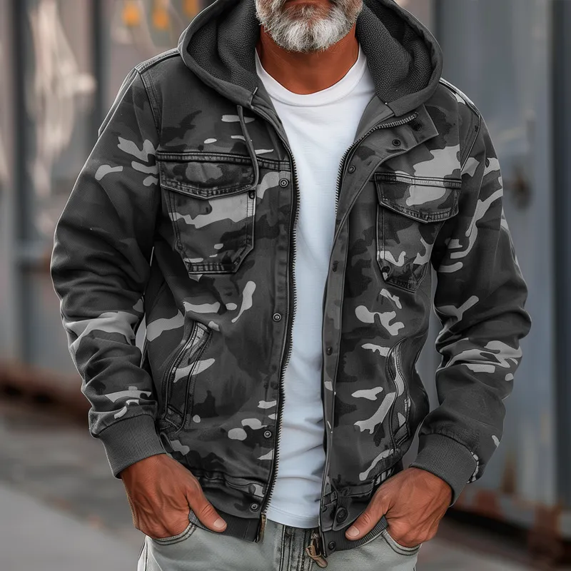 Utility Pocket Camo Jacket