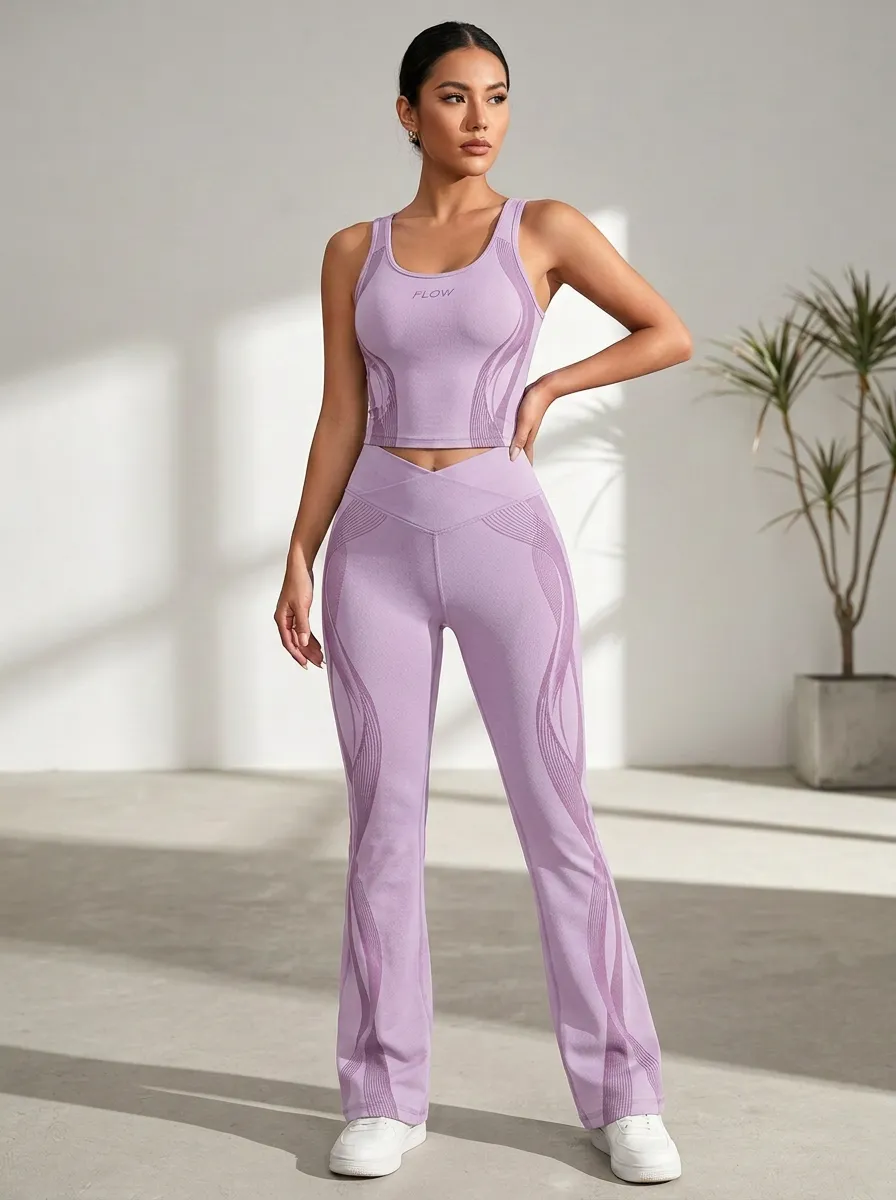 Abstract Line Paneled Flare Active Set