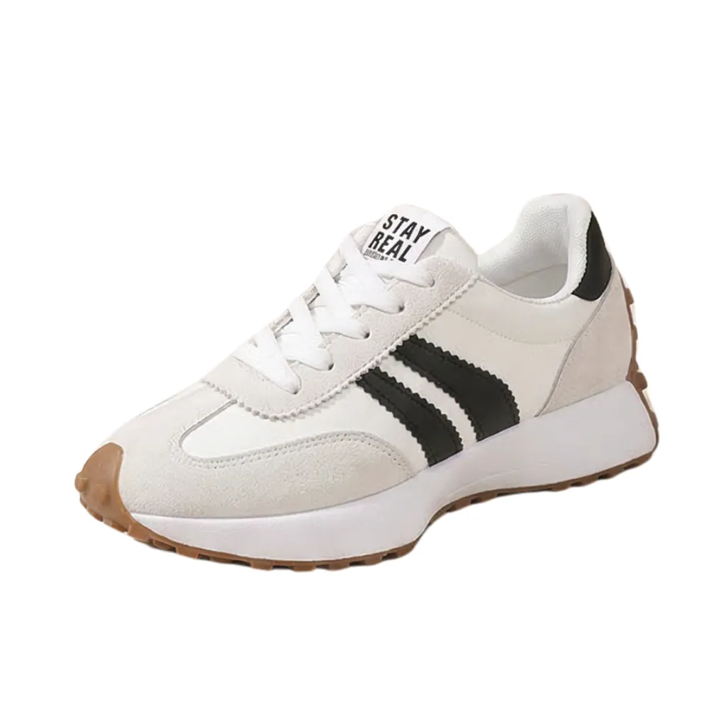 Cushioned Retro Platform Sneakers