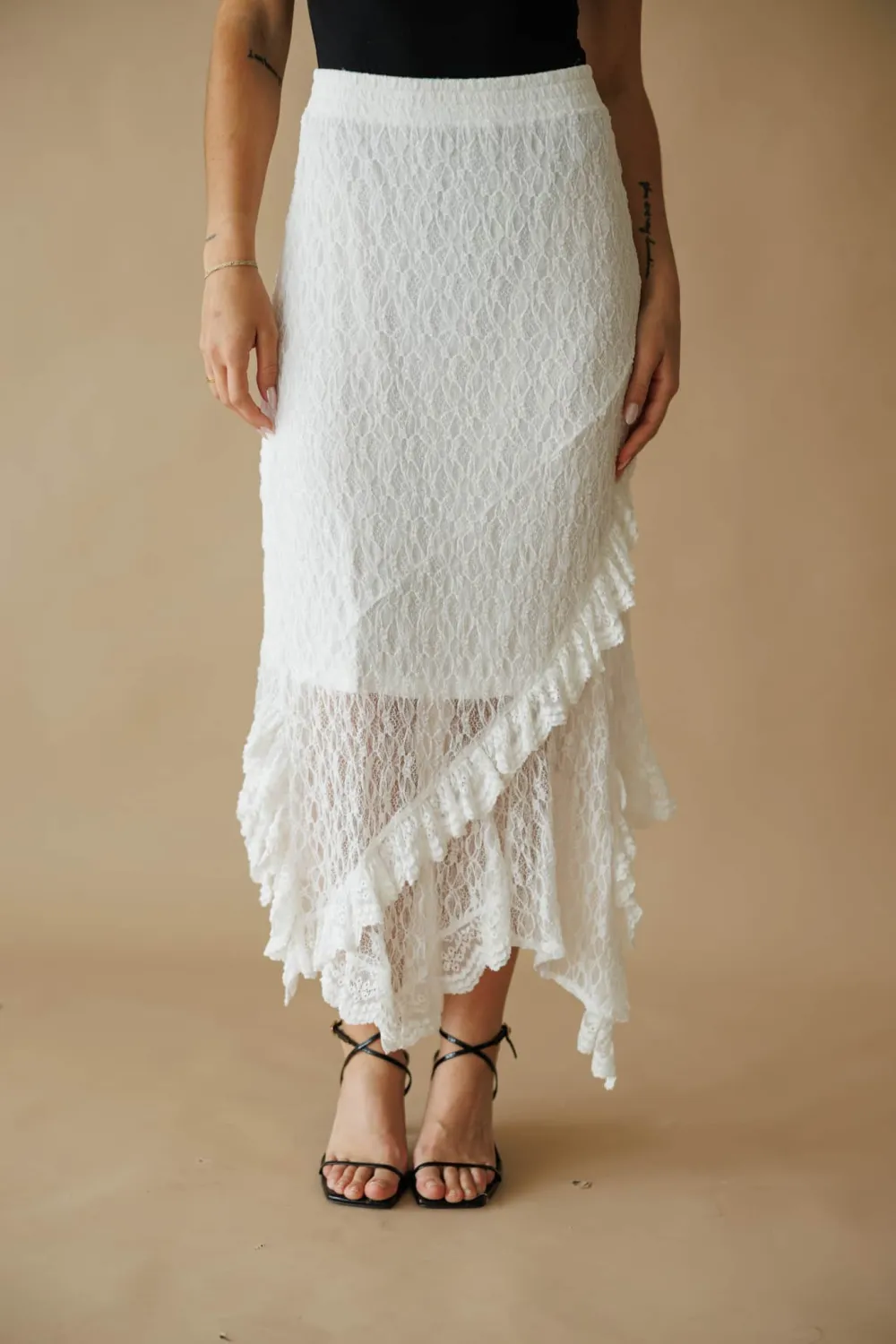 Lace Midi Skirt