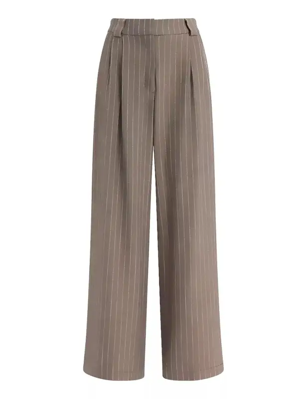 Easy Striped Wide Leg Pants