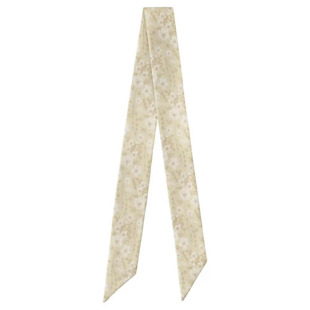 Flowy Floral Pattern Hair Scarf