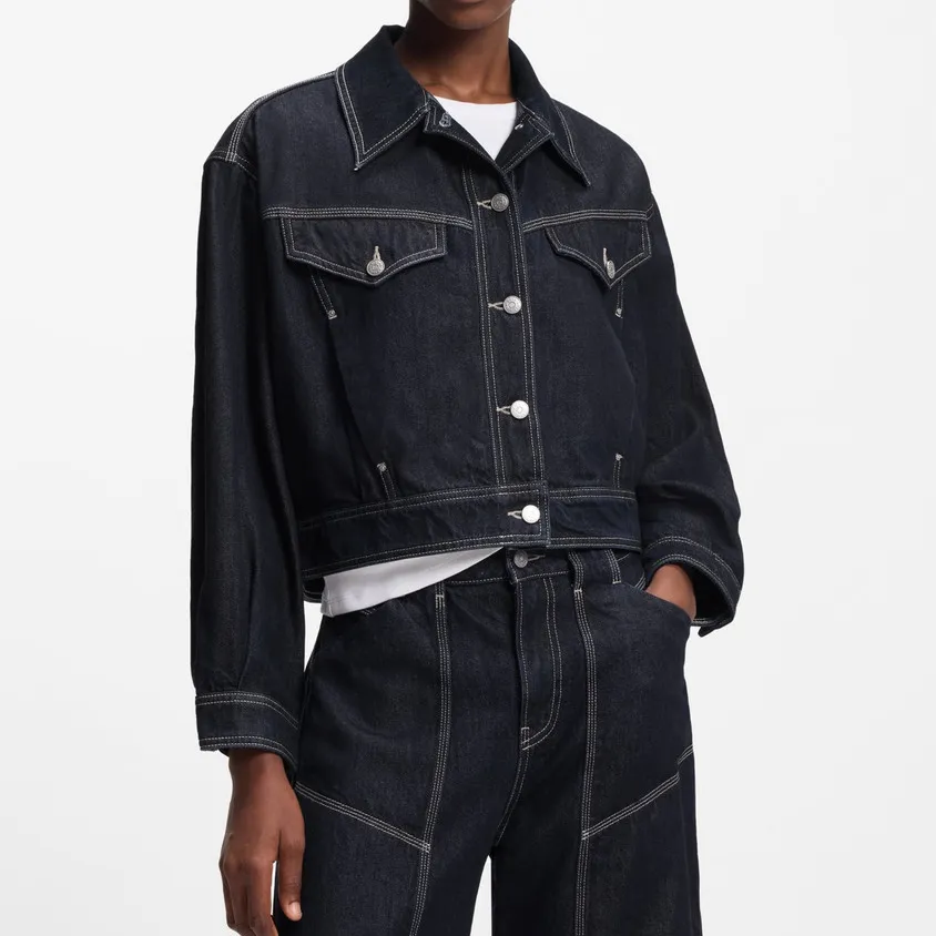 Denim Bomber Trucker Women's Jacket