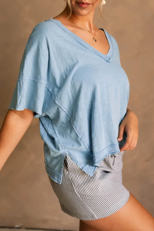 V-Neck Half Sleeve T-Shirt