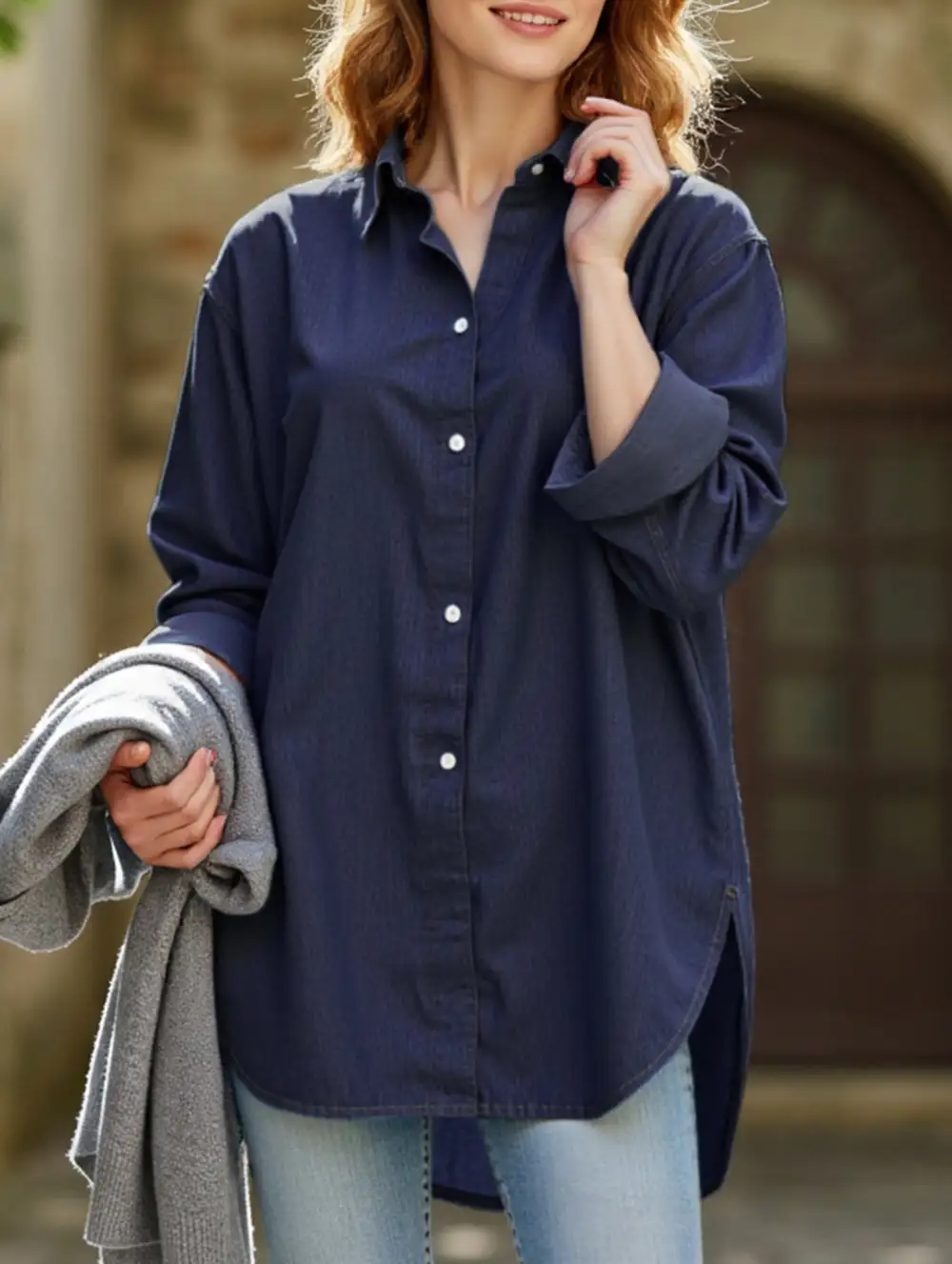 Button Down Blouse