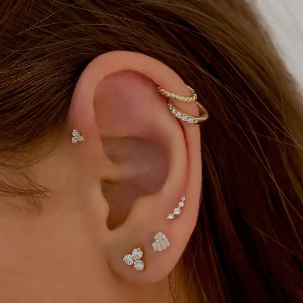 Clean Line Classic Diamond Earring