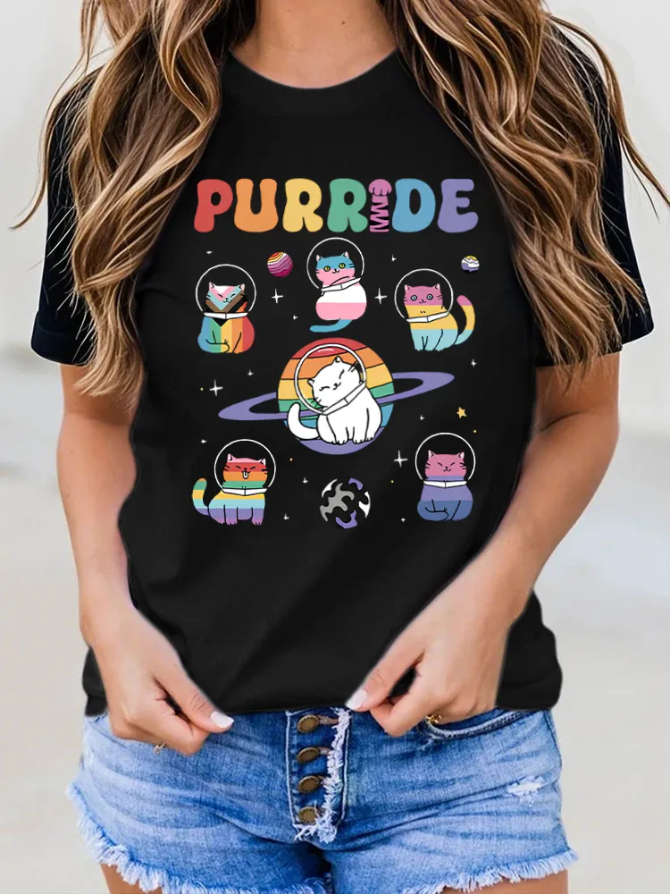 Purride Crew Neck Short Sleeve T-Shirts
