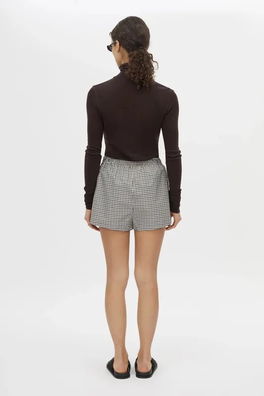 Checked Tailored Shorts