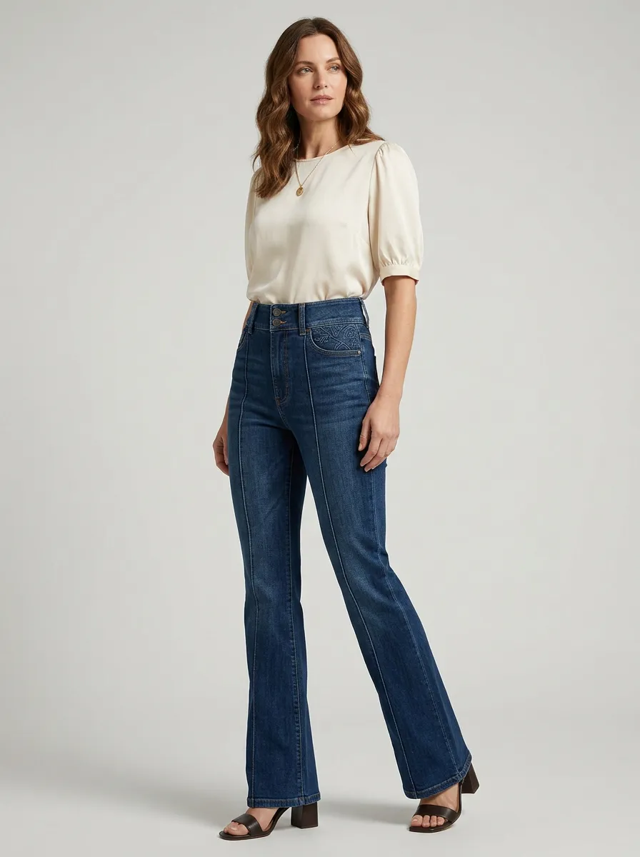 Women's High Waist Casual Denim Jeans