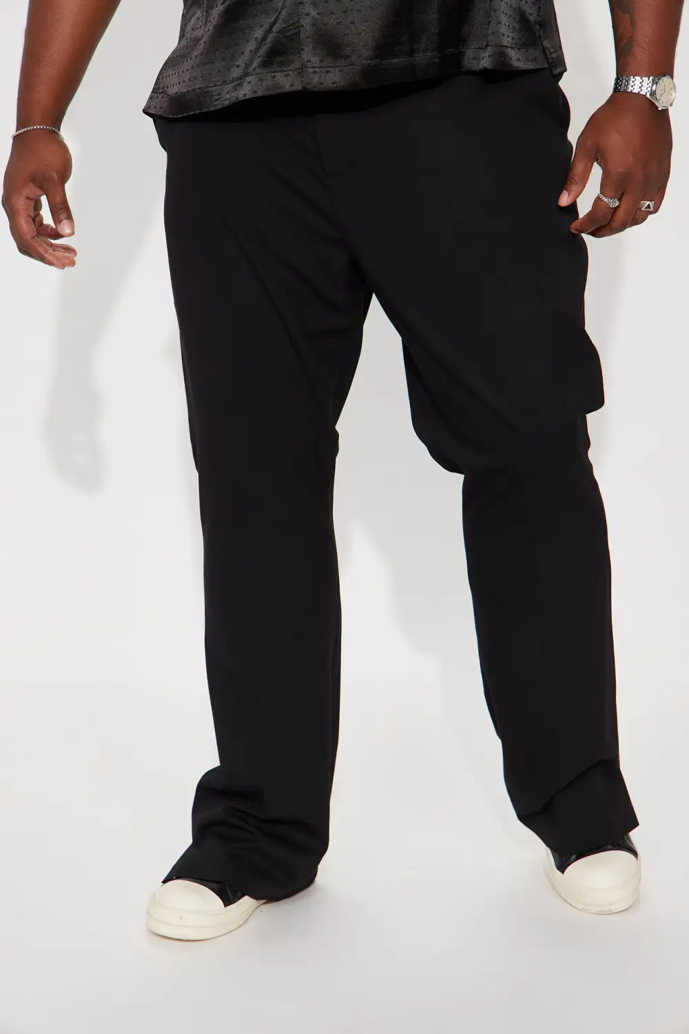 Casual Flare Slit Trouser