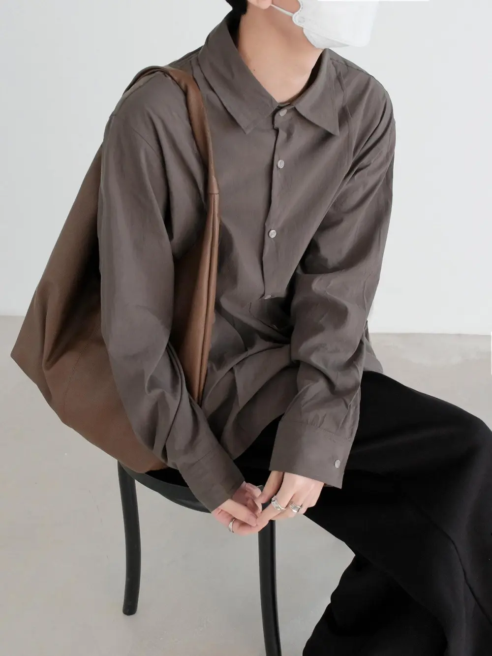 Lined Buttoned Relaxed Shirt