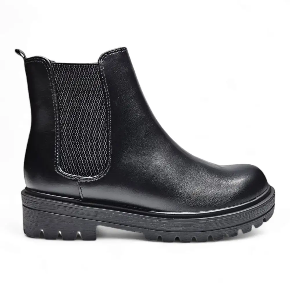 Paden Round Toe Chelsea High Top Bootie