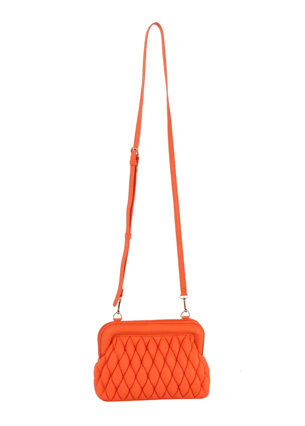 Quilted Faux Leather Shoulder Bag