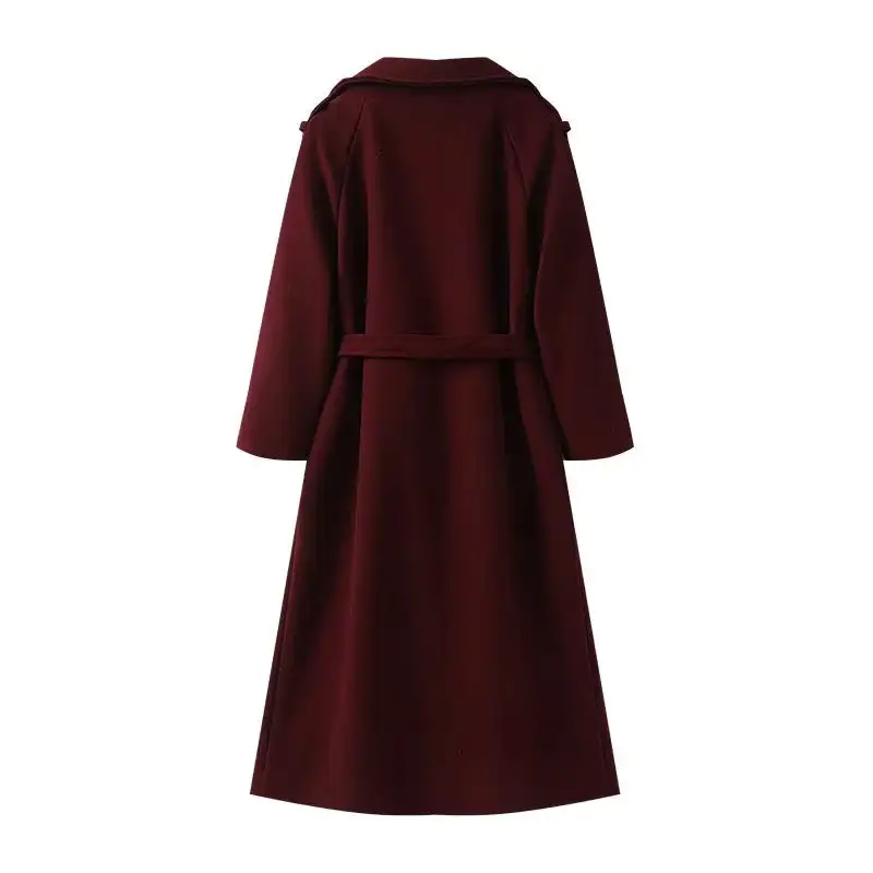 Modern Lapel Collar Trench Coat