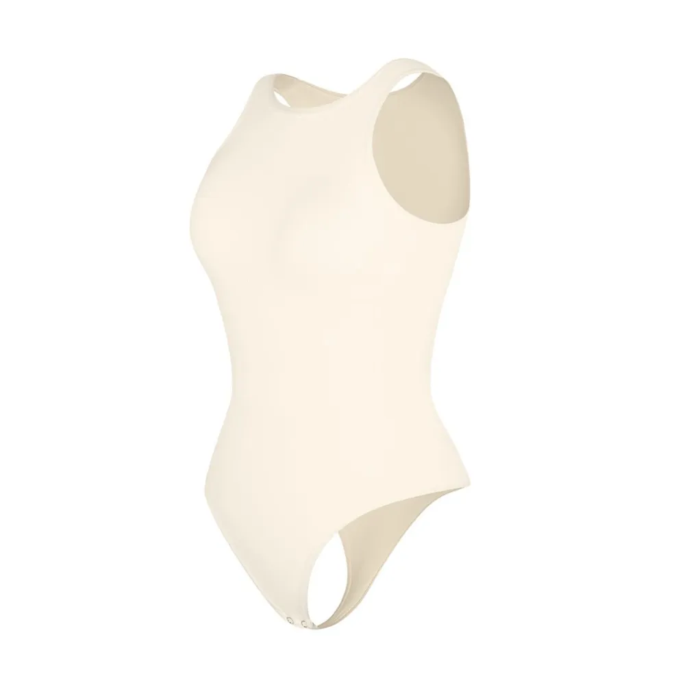 High Neck Thong Bodysuit