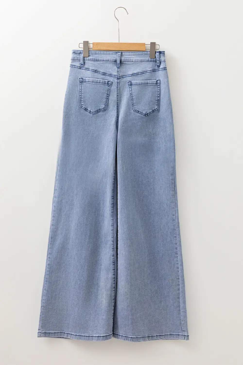Ruched Easy Denim Jeans