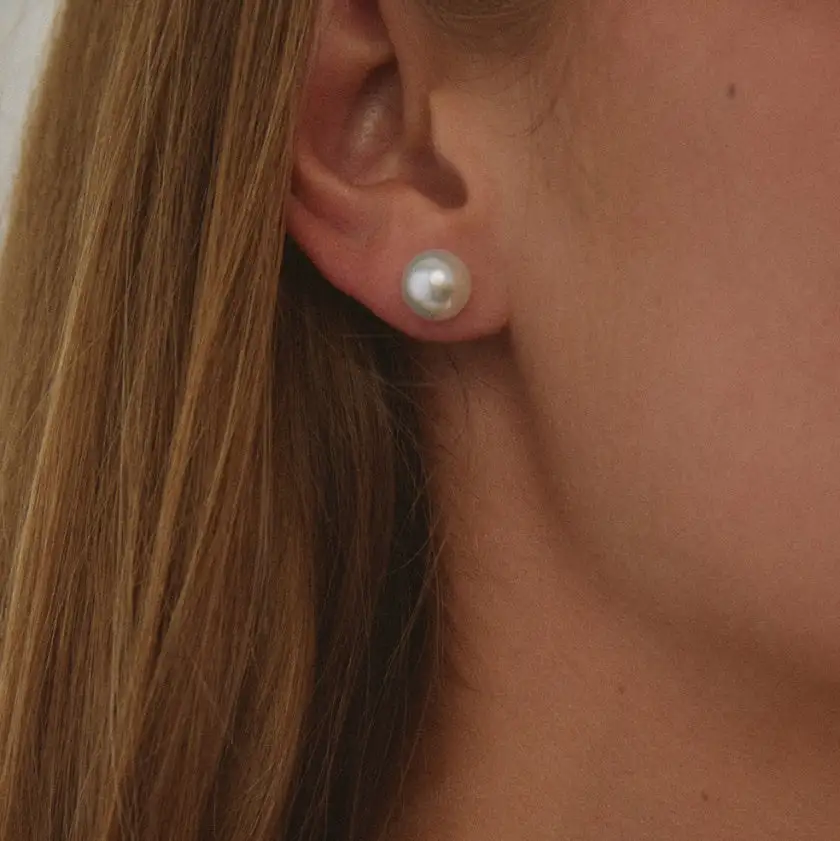 Refined South Sea Pearl Everyday Earrings