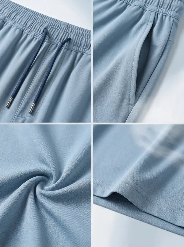 Minimal Ice-Silk Casual Stretch Shorts