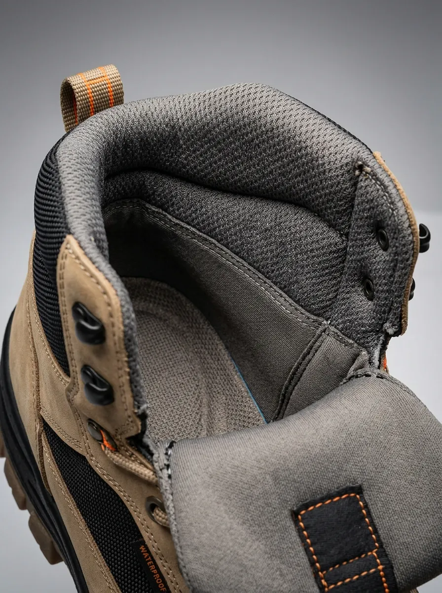 Heavy-Duty-Look Workwear Men's Waterproof Work Boots
