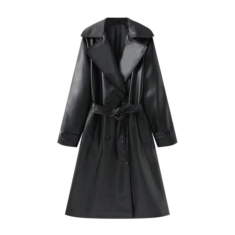 Tailored Patch Pocket Trench Coat