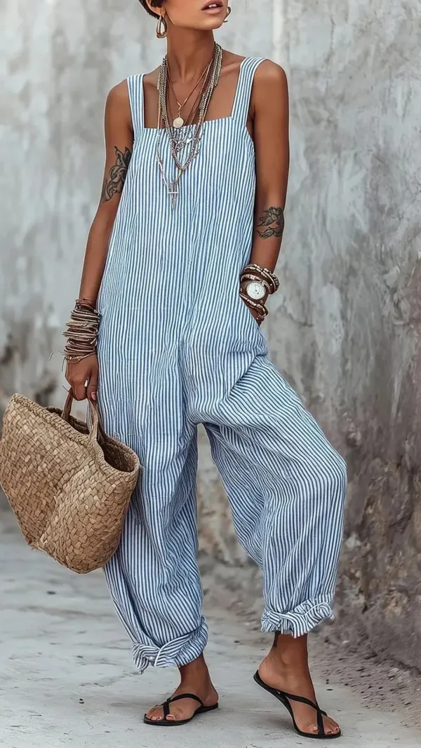 Adjustable Strap Jumpsuit