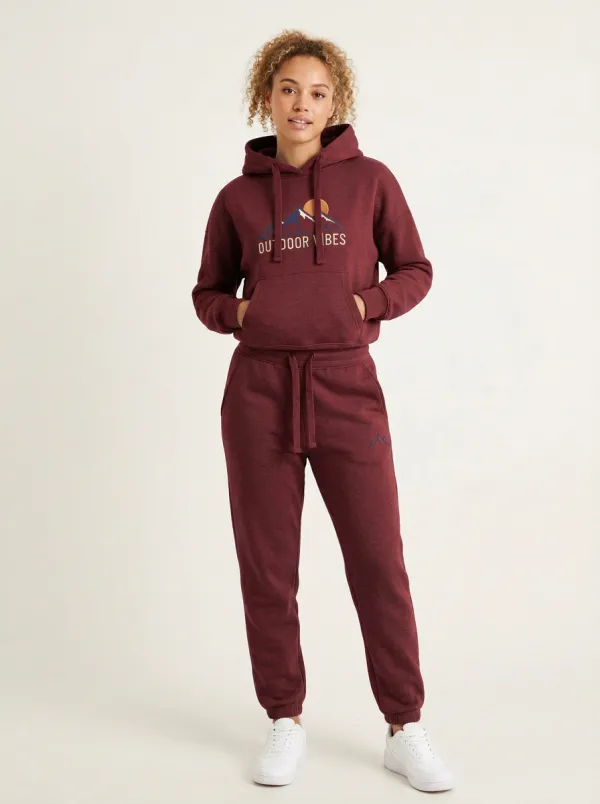 Women's Outdoor Mountain Sun Hoodie & Jogger Set