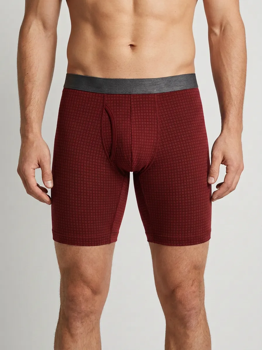 Everyday Geometric Minimalist Silhouette Men's Boxer Briefs