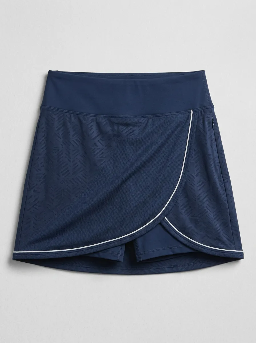 Women's Studio Athletic Geometric Pattern Printed Skort