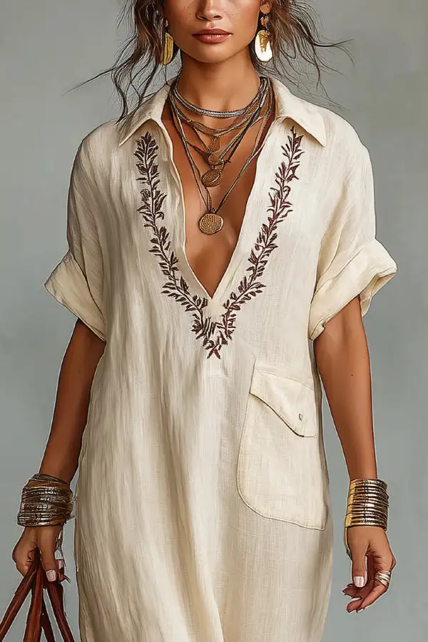 Flowing V Neck Top And Flowing Maxi Skirt Set