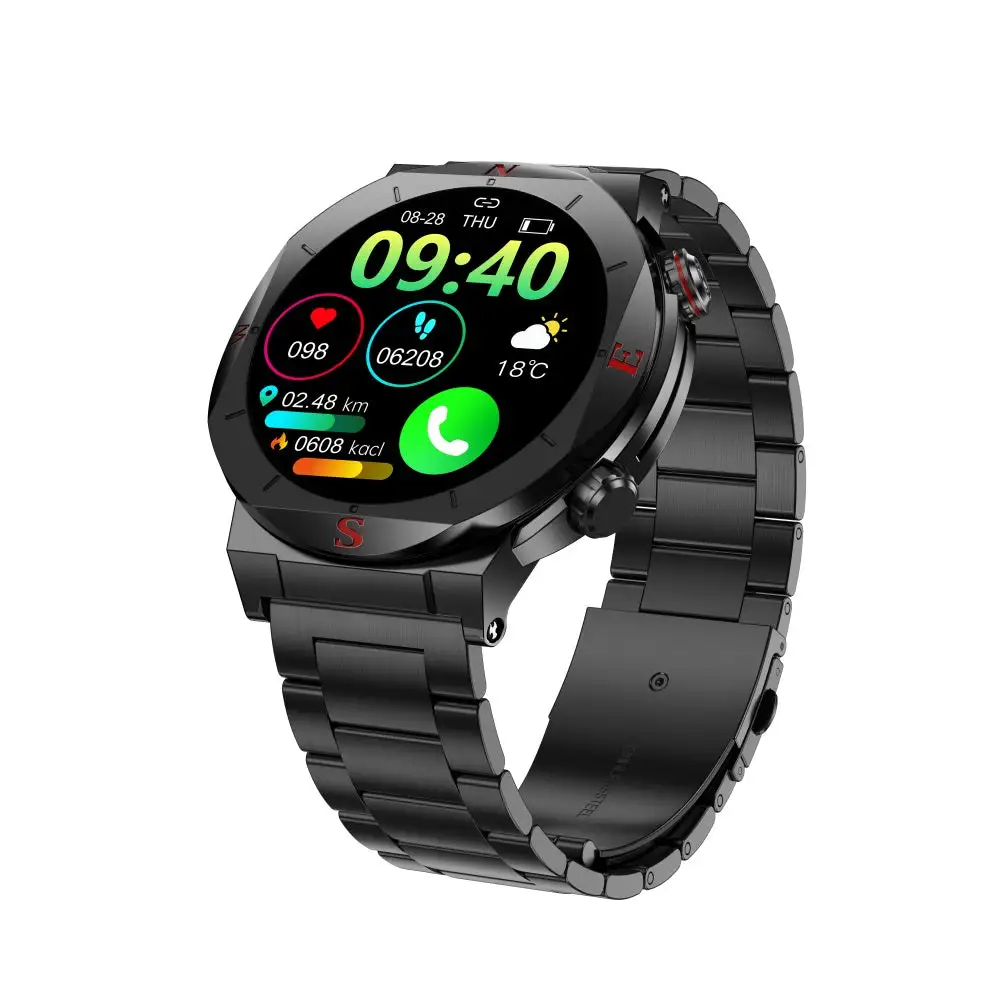 Bearscome Blood Sugar Blood Pressure Blood oxygen Sleep Monitoring Waterproof Smartwatch