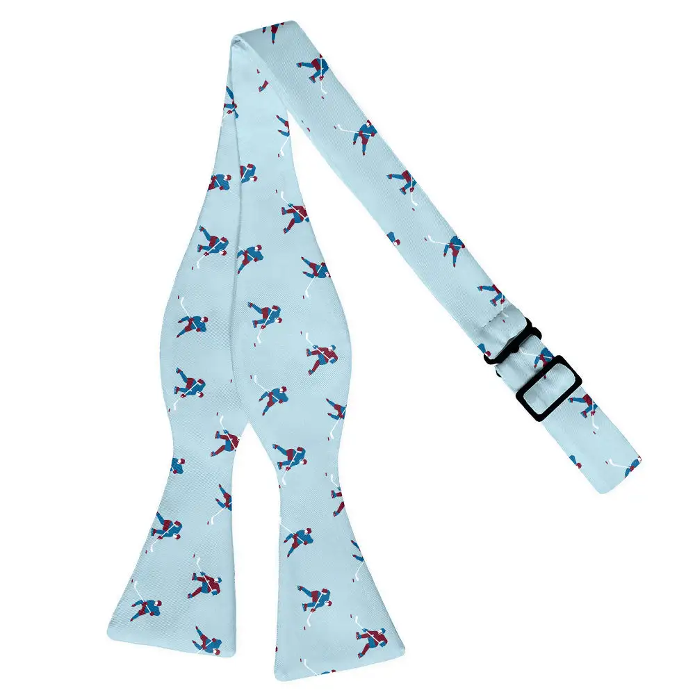Hockey Motif Bow Tie