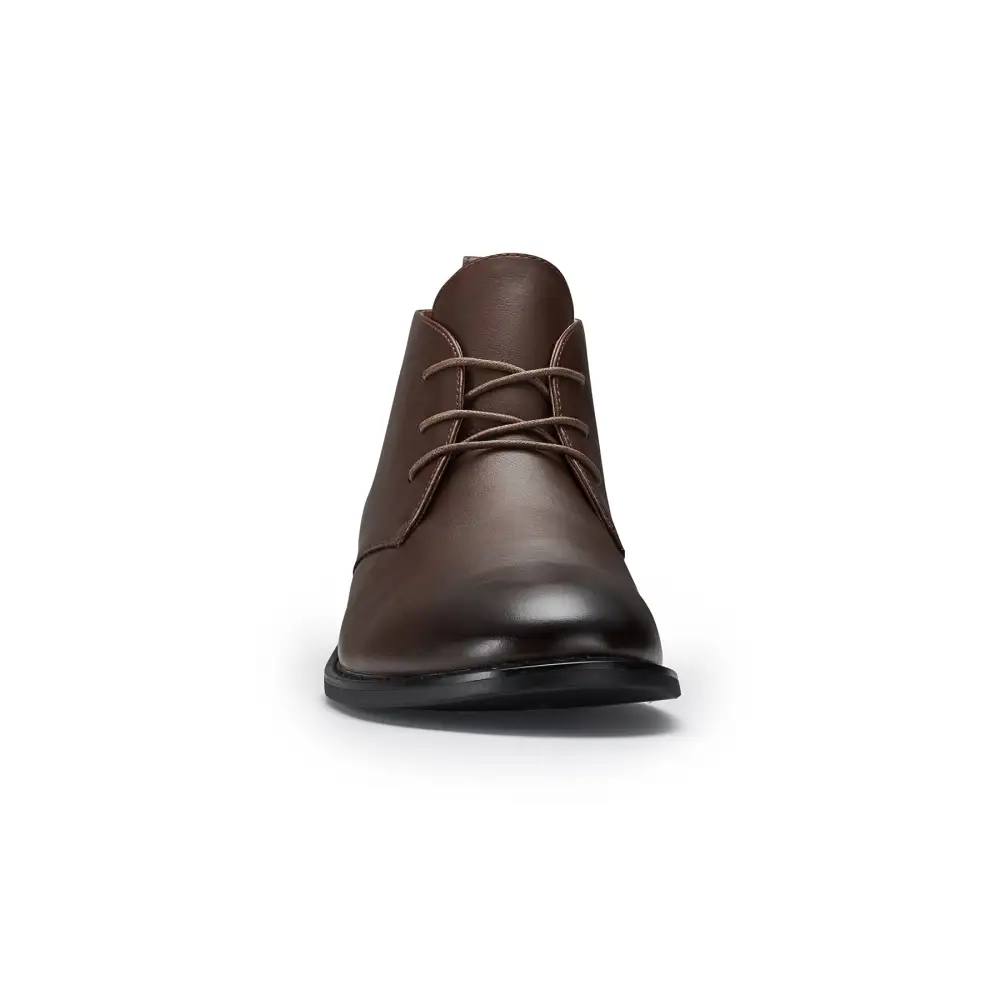 Classic Faux-Suede Suede Faux-Leather Chukka Boots