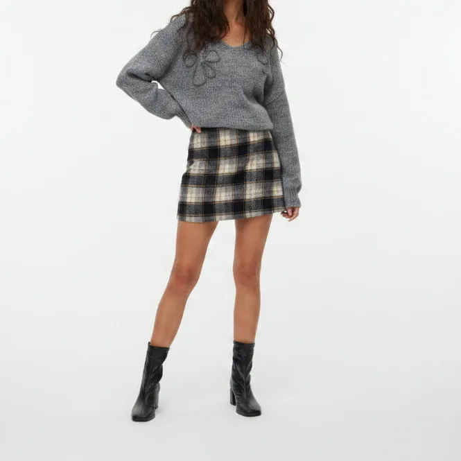 Mid Waist Casual Mini Skirt