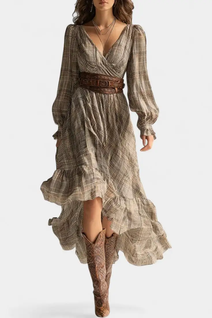 Chiffon Casual Dress