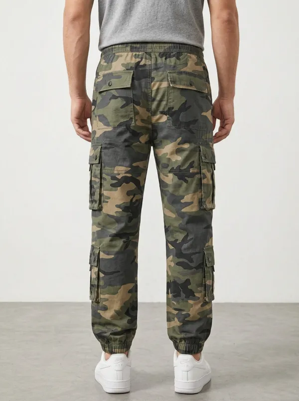 Men's Utility Multi-Pocket Camouflage Cargo Pants